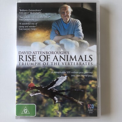 David Attenborough - The Rise Of Animals - Vertebrates DVD Australia Region 4