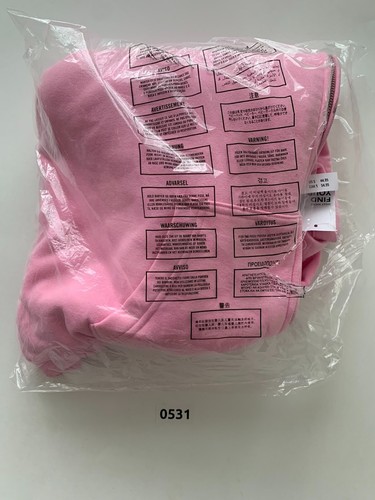 Hollister Gilly Hicks L Womens Smile Series Hoodie Pink MSRP $44 Small Mark - Picture 5 of 5