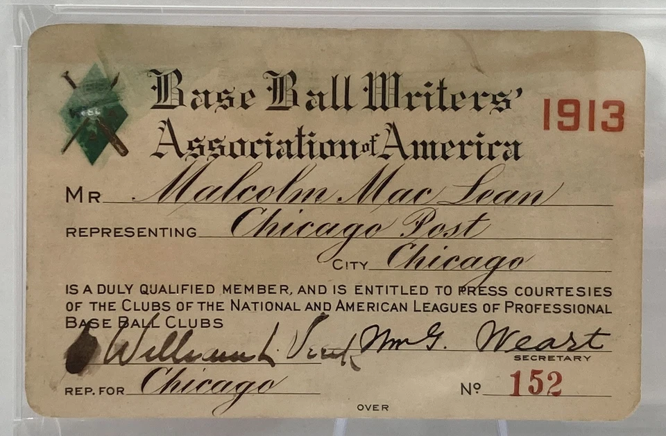 1913 PSA Ticket Pass Opening Ebbets/Polo Grd/Walter Johnson MVP/Thorpe Debut⚾️ - Image 4 of 4