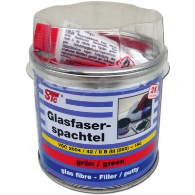 180 g STC Glasfaserspachtel grün Spachtelmasse Faserspachtel GFK Spachtel