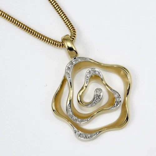 Runde Unbehandelte Echtschmuck