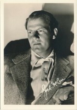 JOEL MCCREA Original Vintage 1930s Studio "SIGNED" DBW Portrait Photo