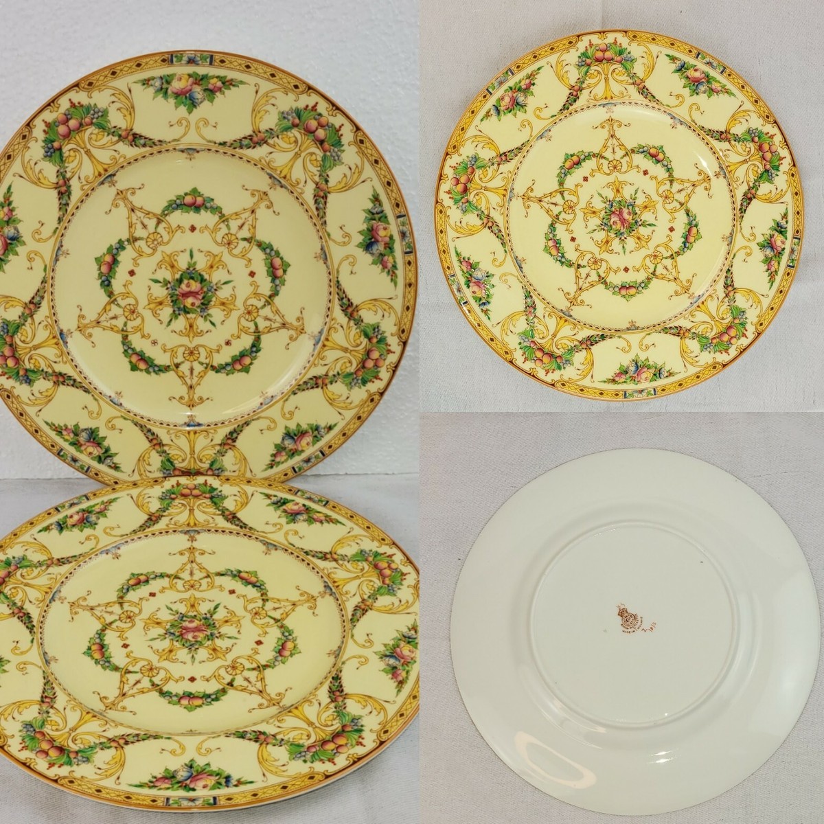 22 Royal Worcester Fruit and Basket Hand Enameled Plate | eBay