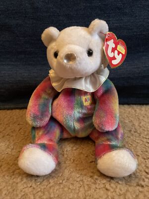 April the Birthday Bear Ty Beanie Baby Stuffed Animal (with tag!)