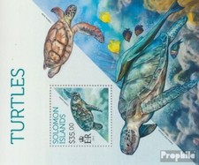 Salomoninseln bloc-feuillet 213 neuf 2013 tortues
