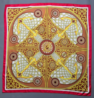 Authentique Foulard '' Ted Lapidus '' / Authentic '' Ted Lapidus '' Scarf