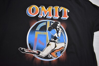 Omit Apparel Mens Streetwear Brand Retro Rocker Graphic Shirt NWT