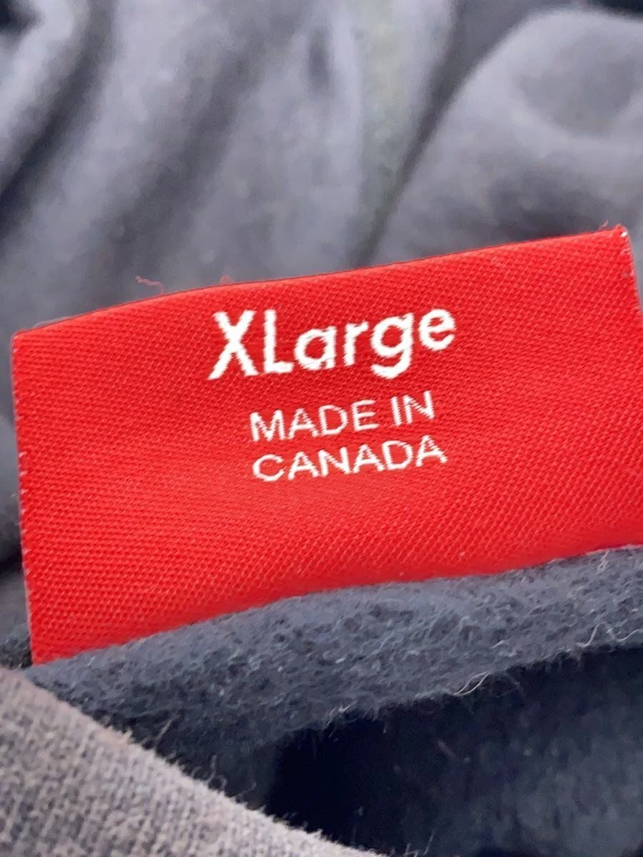 Felpa Supreme con cappuccio ConeHooded XL cotone nero tinta unita usata