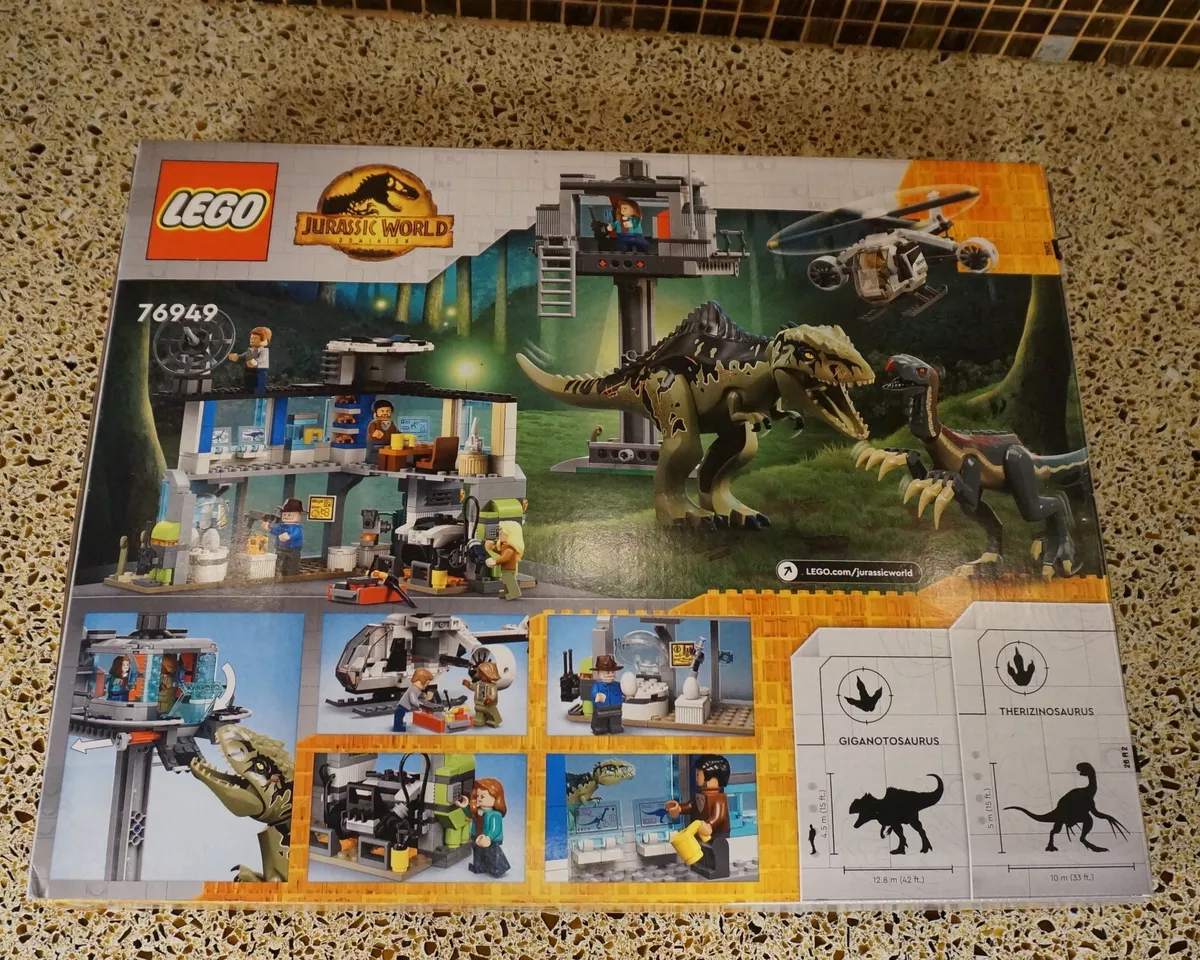 Lego Jurassic World 76949 - Giganotosaurus & Therizinosaurus Attack  Complete
