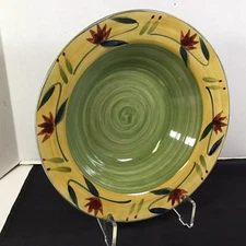 Pier 1 One Imports Elizabeth Large Pasta Salad Vegetable Serving Bowl 12 in