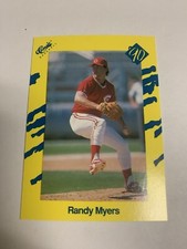 1990 Classic Baseball Randy Myers Cincinnati Reds