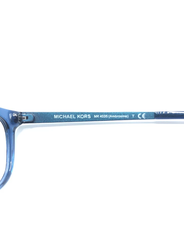 Michael Kors MK4035 AMBROSINE Women’s Eyeglasses 3199 53-15mm Navy/Blue 3729 - Image 4 of 4