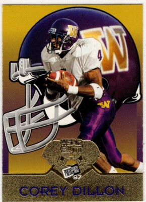 1997 Press Pass Football Corey Dillon No. HB 7 Washington Huskies