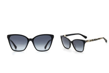 KATE SPADE Black Grey Amiyah Tortoiseshell Gradient Polarized Cat Eye Sunglasses