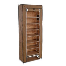 Schuhregal Faltregal Schuhschrank Stoffschrank Schuhablage Schuhst&auml;nder Braun