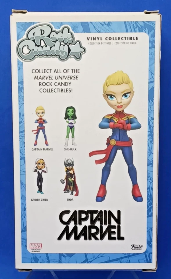 Funko Rock Candy Marvel Capitana Marvel Vinilo Coleccionable Foto 2 de 4