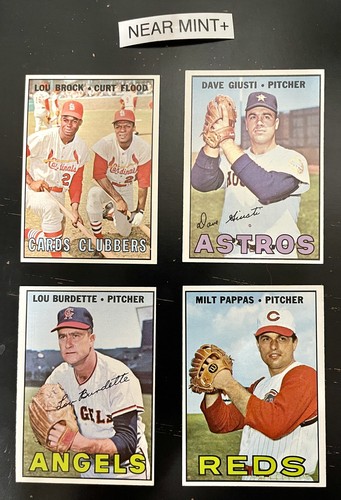 1967 Topps Baseball Cards 1-150 (P-NM) - You Pick - Complete Your Set - Picture 2 of 21