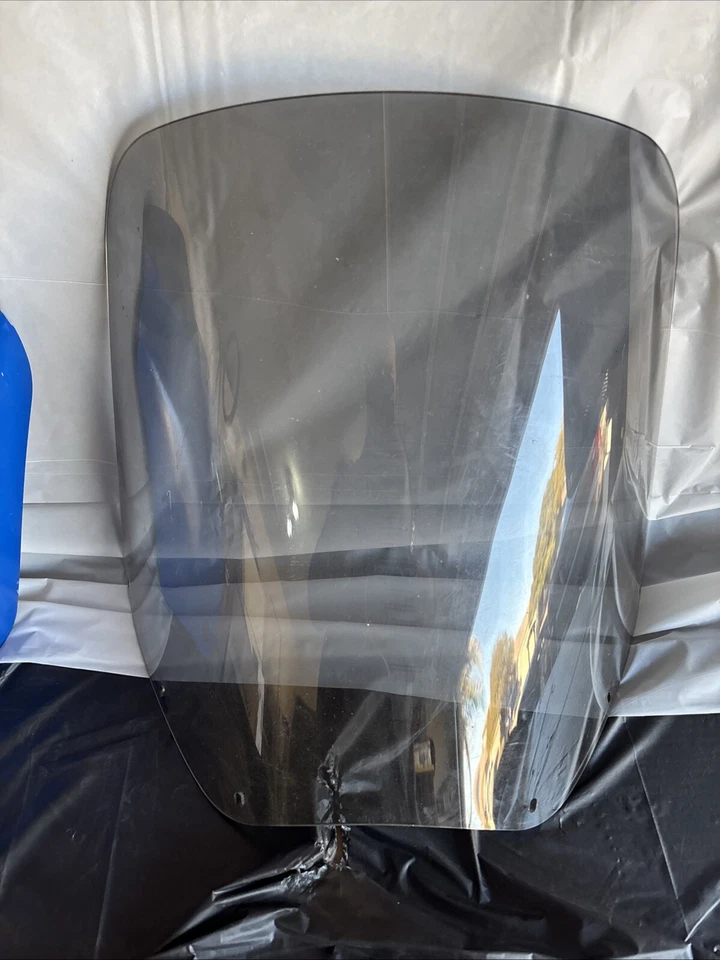 Carenado de moto, para Harley Davidson, azul con parabrisas de 11" sin soportes Foto 4 de 4