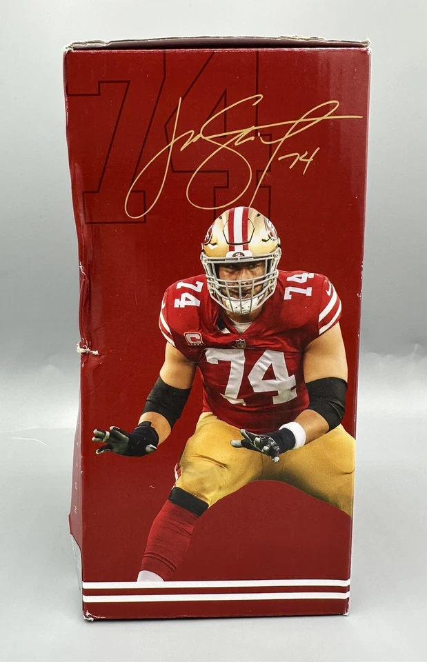 Joe Staley Bobblehead San Francisco 49ers 2019 edición limitada nuevo en caja Foto 2 de 4