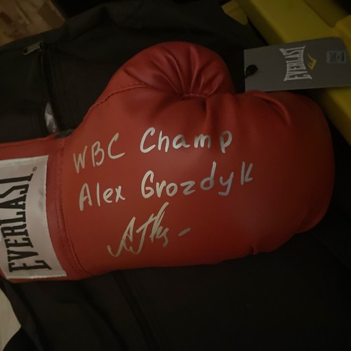 OLEKSANDR ALEX GVODZYK SIGNED AUTOGRAPHED BOXING GLOVE PSA CERTIFIED - Picture 2 of 4