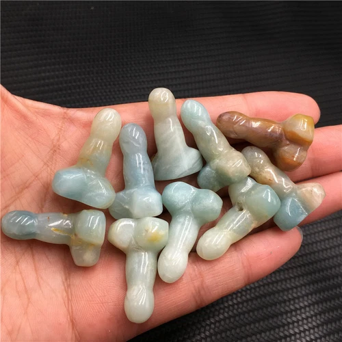 Wholesale Natural mix mini Penis Carved quartz Crystal Massager Wand Healing - Picture 139 of 296