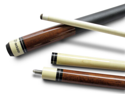 Champion ST14 Brown Pool Cue Stick-16oz-19oz, ChampionGlove,Two Black layer tips