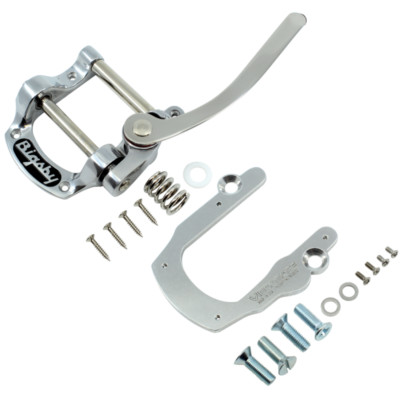 Vibrato, Bigsby, B5 Aluminum, for solid-body guitars, with Vibramate