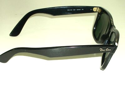 RAY BAN RB2140 901 50[]22 3N SHINY BLACK G15 CRYSTAL LENS