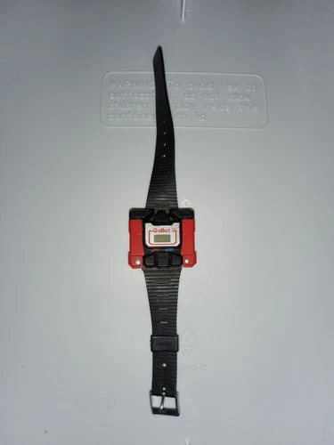 Vintage 1984 Gobot "Gong" Robot Impulse Magnet Clock Watch With Wristband
