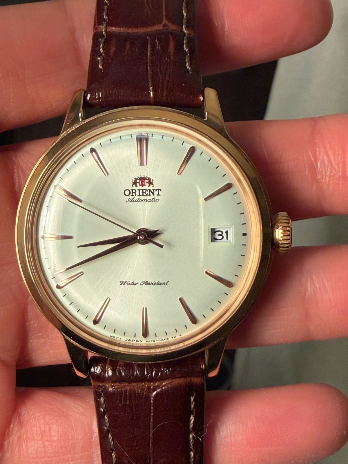 Orient 5S Automatic Dress Watch with 36.4mm Case (#RA-AC0011S10A)- Pre-owned