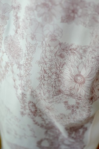 NEW Hermès Brides de Gala en Fleurs Long Cardigan twillaine Rose Pâle Size 34 - Picture 13 of 24