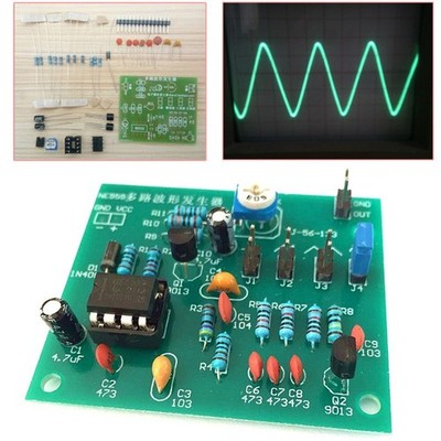 NE555 Multi-Channel Waveform Generator Module Sine Triangle Square Wave Hot Sale