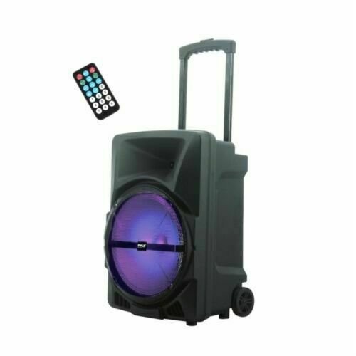 Pyle Bluetooth 800W Loudspeaker with Rechargeable Battery - Black PPHP1244B