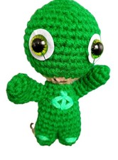 Pupazzi Simil Geco. Pupazzo amigurumi realizzato all'uncinetto. Nuovo