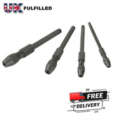 4Pcs Pin Chuck Collet Vise Set Jewellery Drill Holder 0–4mm Hand DIY Tool-uk