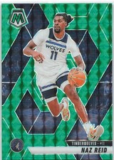 2024-25 Panini Mosaic #60 Naz Reid Green Mosaic