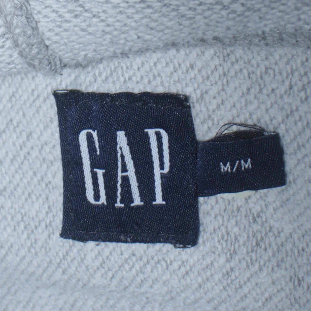 Gap 90's Spellout Pullover Hoodie Medium Grey image 7