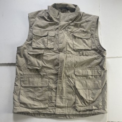 Regatta Herren Beige Utility Jagd Angeln Outdoor Weste Größe Large
