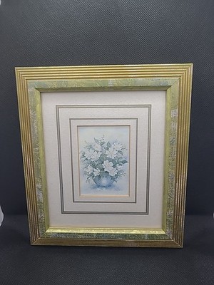 Vintage Frame Floral Bouquet Print By Ben Rayner 19.5x22cm