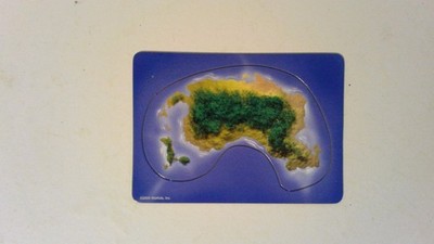 WizKids Pirates of the Spanish Main CCG Reef Island Terrain Card Unpunched 2005