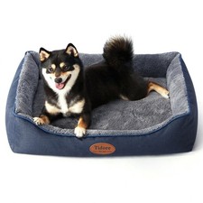 Orthopedic Dog Beds for Medium Dogs, Durable Egg Crate Foam Sofa Dog Bed wit ...