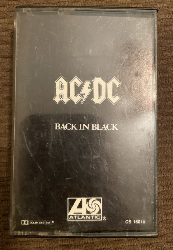 AC/DC Back In Black Cassette