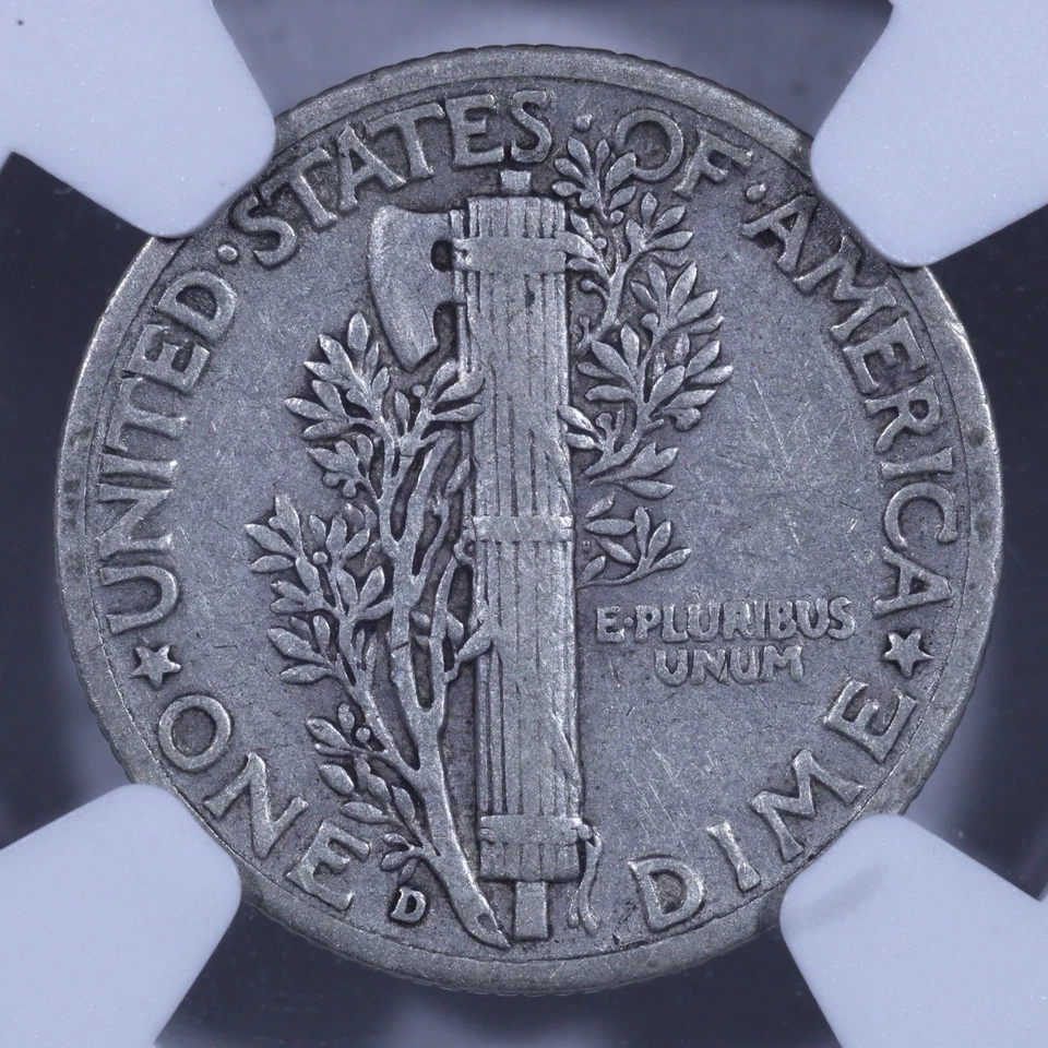 1942/1-D Mercury Dime - 10c NGC VF30 - Cool Overdate! - Image 4 of 4