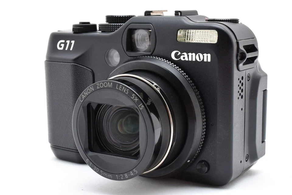 Used Canon PowerShot G11 Digital Camera Black w/ Charger - Image 3 of 4