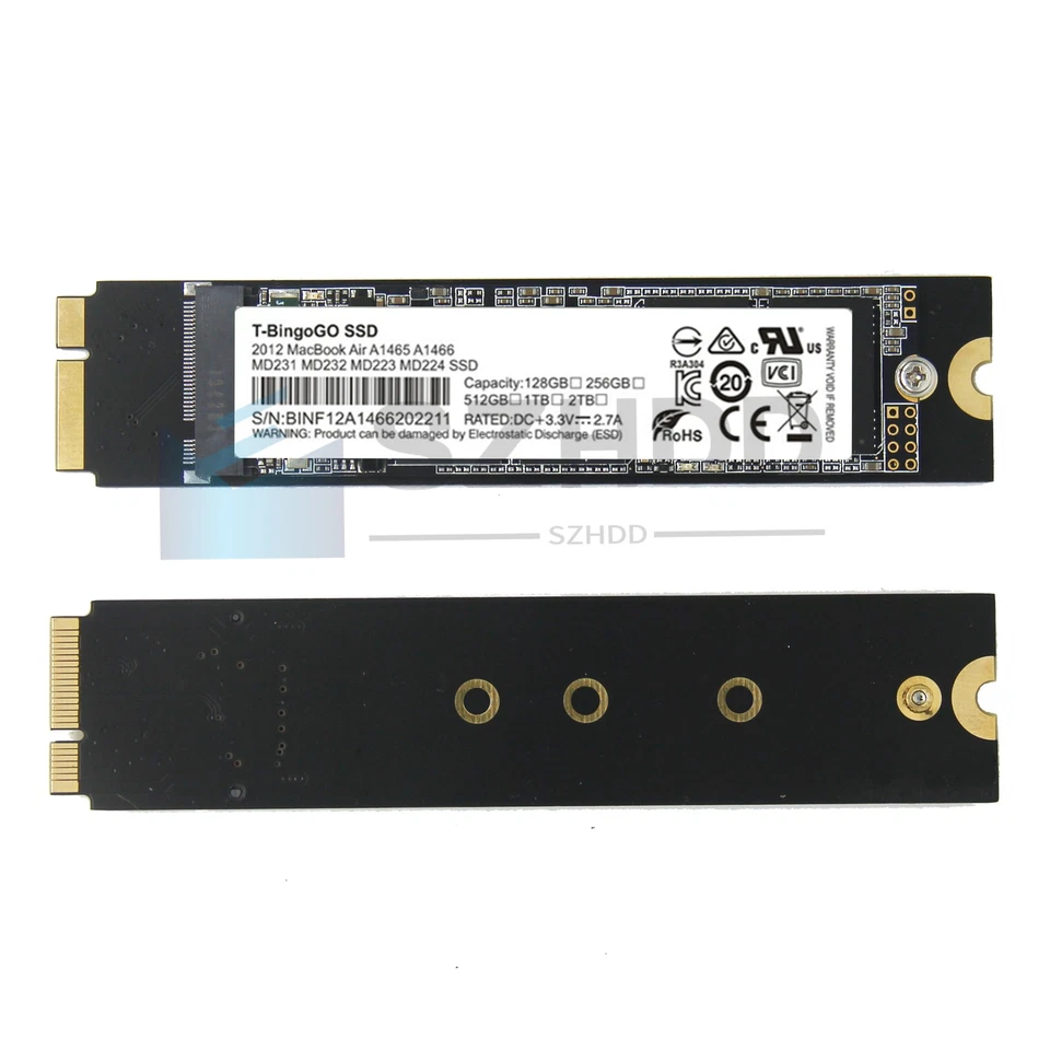 NEW 512GB SSD For 2012 Apple MacBook Air A1465 EMC 2558 & A1466 EMC 2559 - Bild 2 von 4