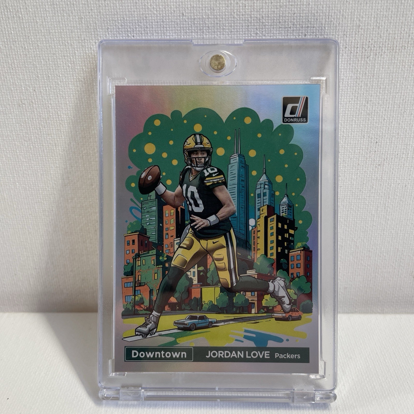 2024 Panini Donruss Jordan Love Downtown #5 Green Bay Packers Case Hit SSP
