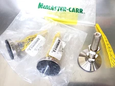 McMaster-Carr Set of 3 Steel Swivel Level-It Mounts/Feet NSW-2N- 1/2-13 X 2- New