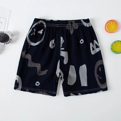 Kinder Sommer Shorts Jungen Mädchen Druck leichte Viskose Alltagshose