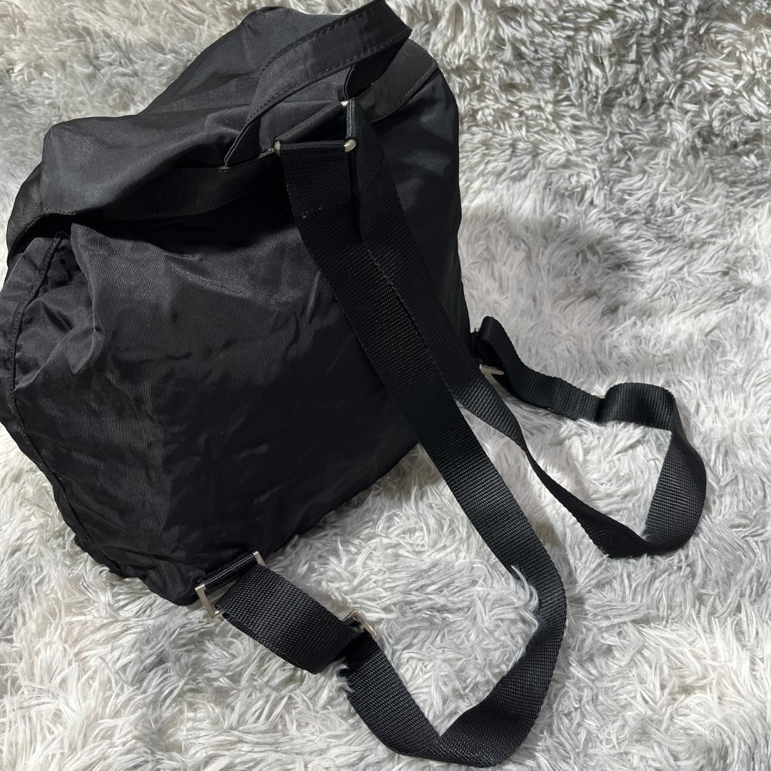 PRADA Backpack Triangle Logo Nylon from japan thumbnail 6