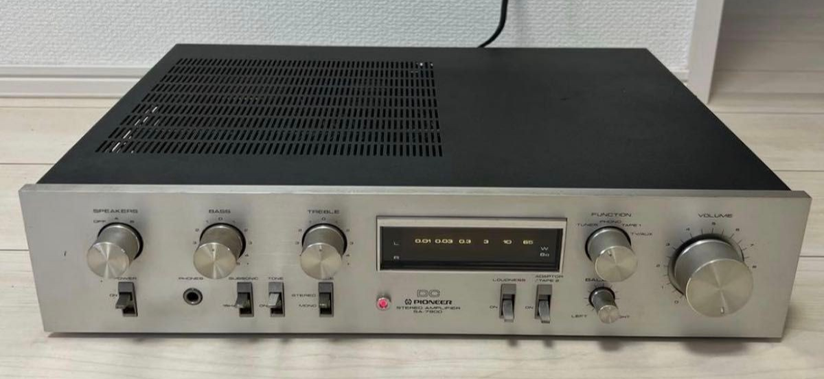 PIONEER SA-7900 Integrated Amplifier Silver Vintage Audio Used